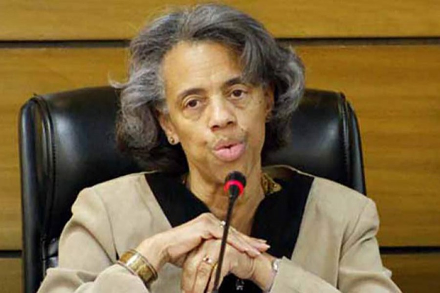 US ambassador Marcia Bernica seen in this file photo