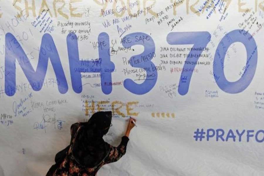 A message board at Kuala Lumpur airport shortly after the plane disappeared - the reason why remains a mystery. Reuters/Files