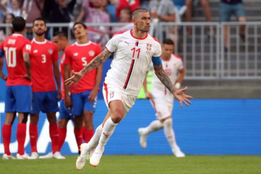 Kolarov’s stunning free-kick gives Serbia victory against Costa Rica