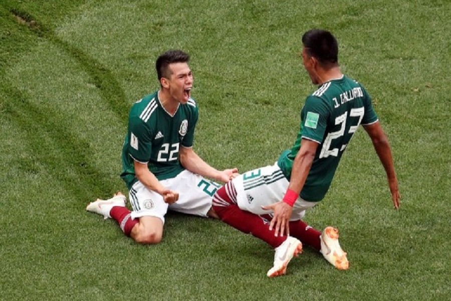 Mexico shock champions Germany