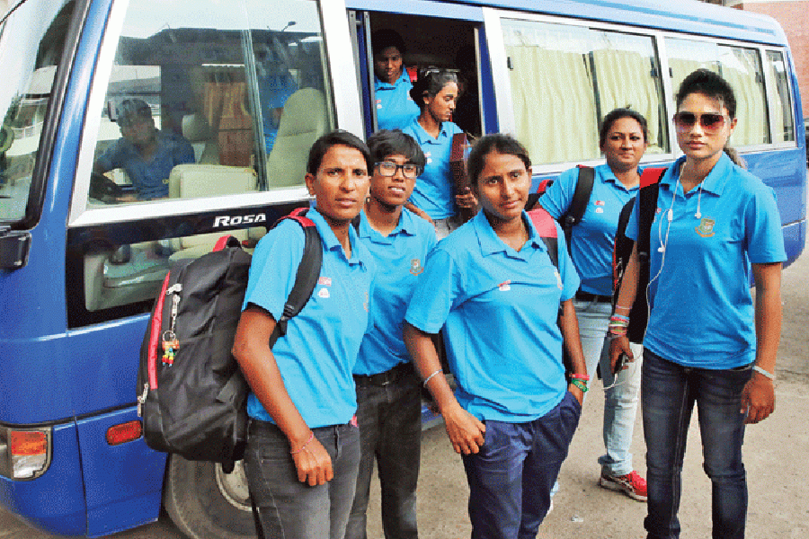 File photo shows Bangladesh women team returning home from Pakistan