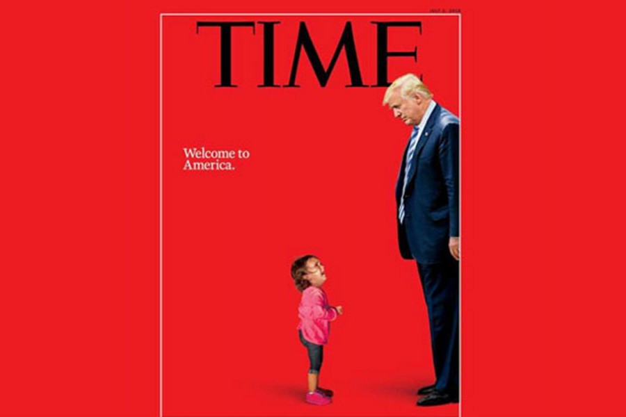 Trump makes it to Time's cover again