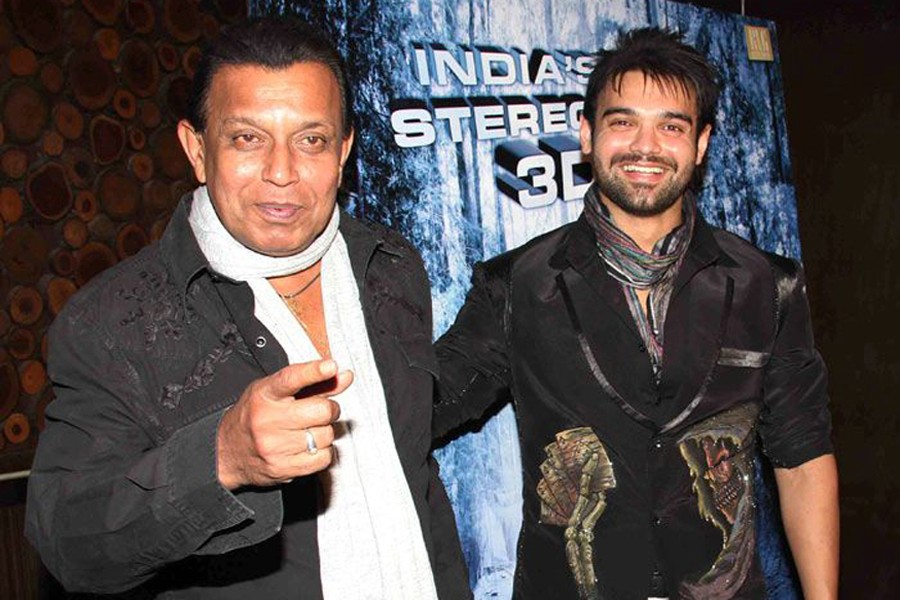 Internet photo of Mithun Chakraborty and his son Mahaakshay Chakraborty