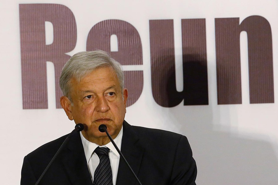 President-elect Andres Manuel Lopez Obrador. Reuters photo.