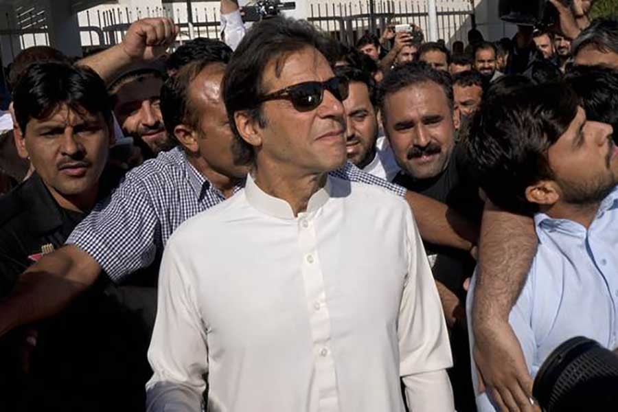 Imran Khan blames Nawaz Sharif for rise in Pakistan’s debts