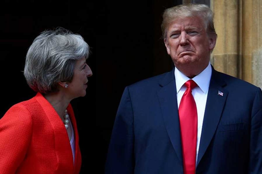 Trump told me to sue European Union: British PM