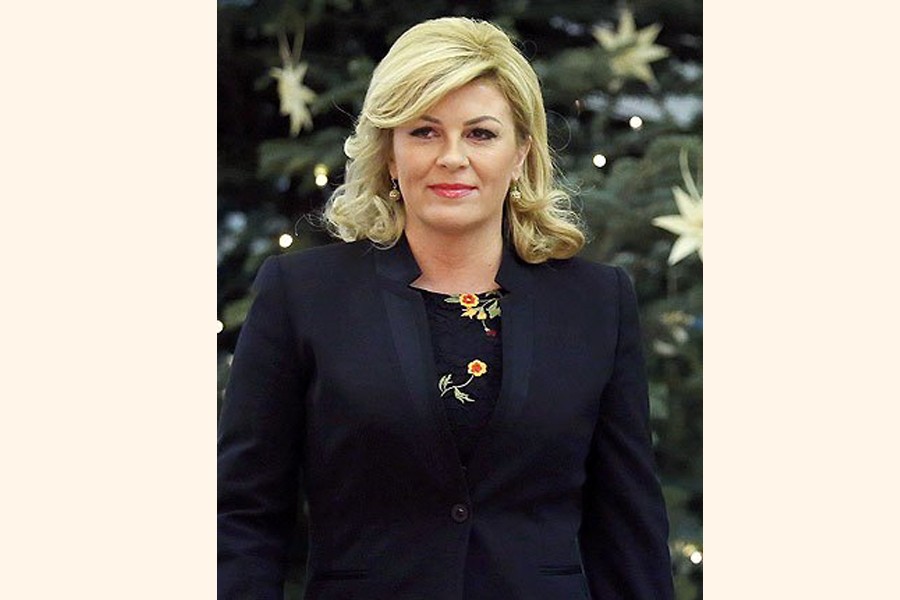 Croatian President Kolinda Grabar-Kitarovic