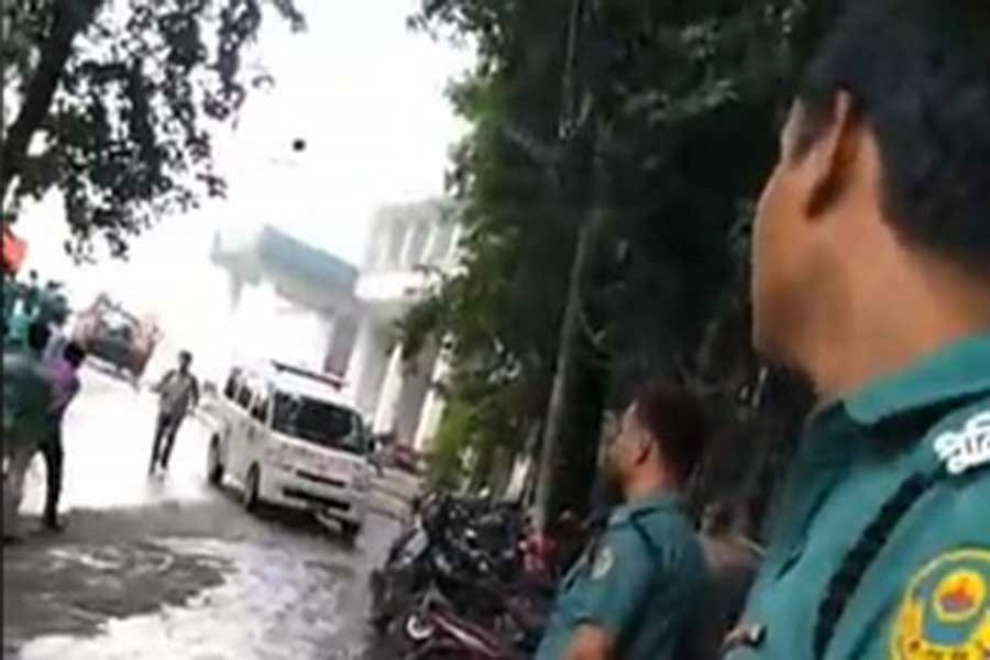 Fire breaks out at Chattogram police headquarters