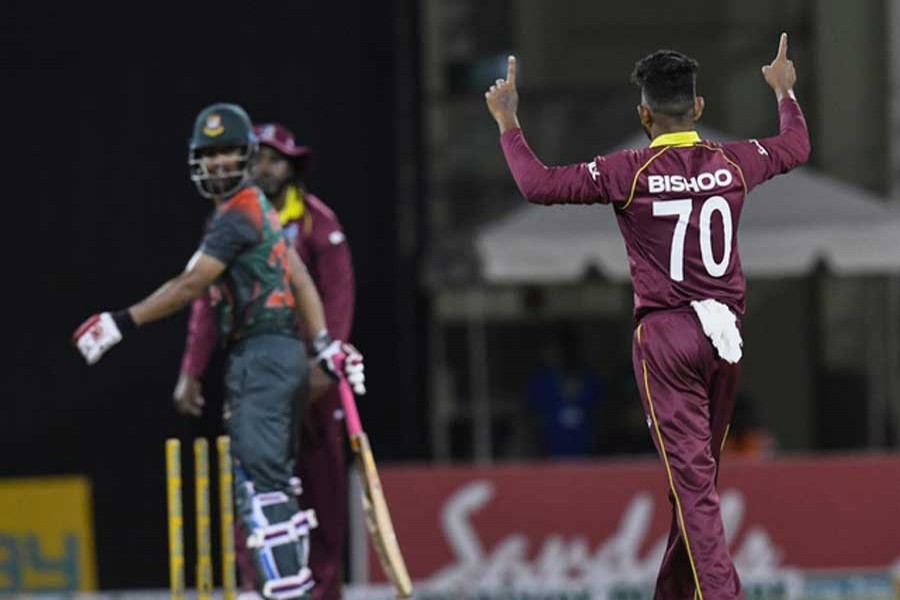 Tigers lose by 3 runs in 2nd ODI against Windies