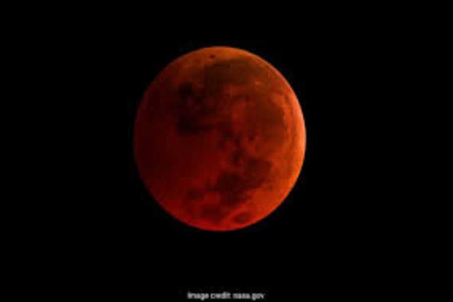 'Blood moon' to appear today