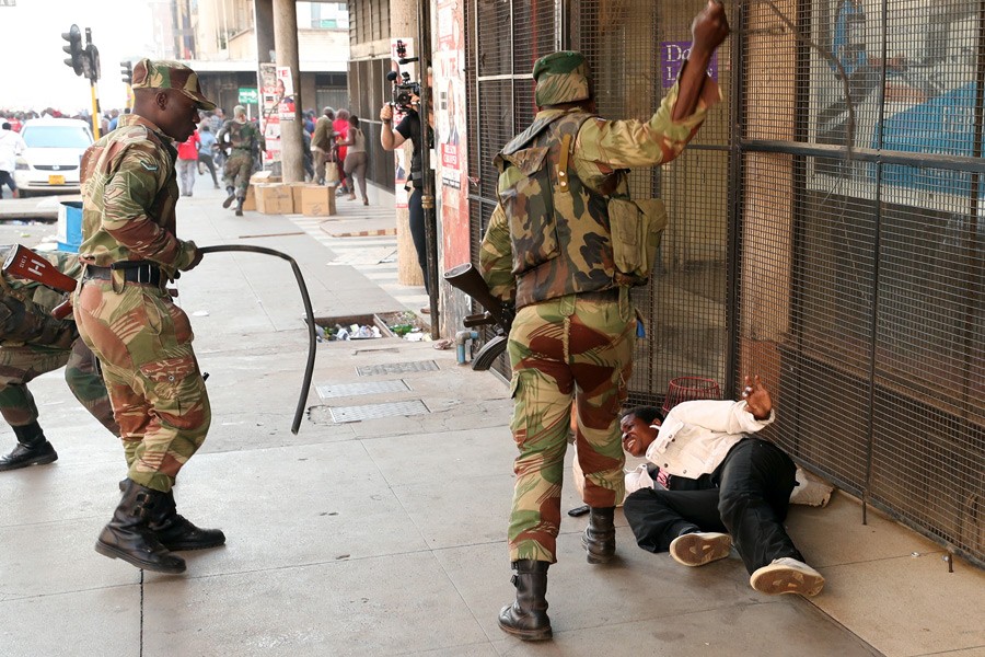 The unrest started soon after Nelson Chamisa, leader of the opposition Movement for Democratic Change (MDC), declared that he had won the popular vote - Reuters photo