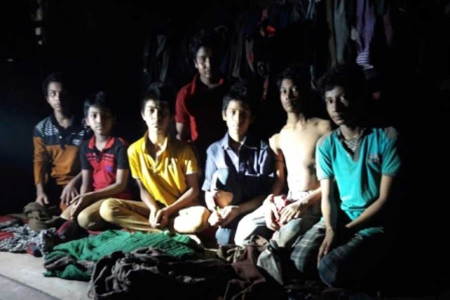 RAB rescues 11 boys from  trafficking gang in Chattogram