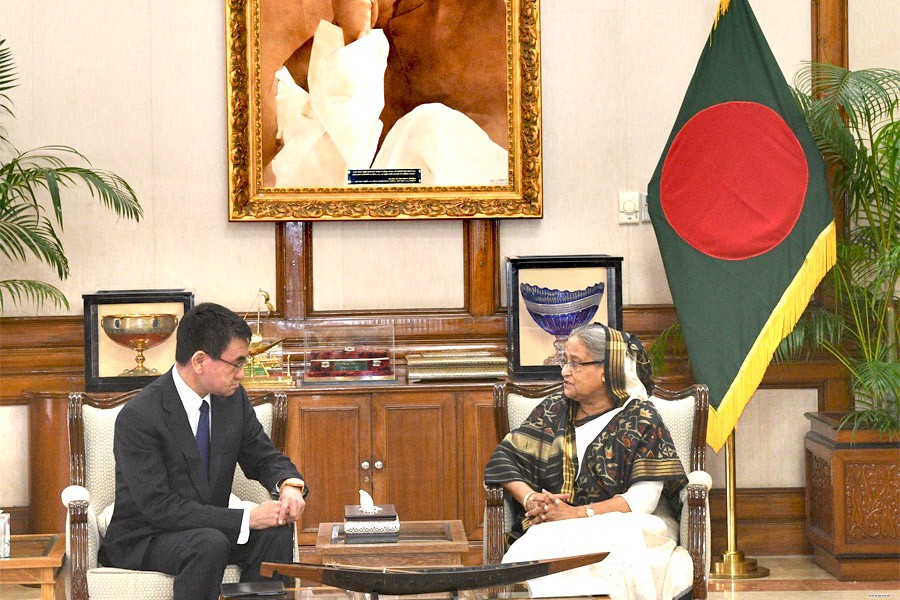 Japanese foreign minister for safe Rohingya repatriation