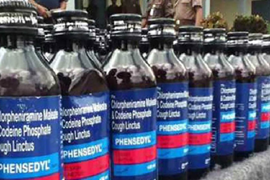 RAB arrests two with 1,440 bottles of Phensidyl