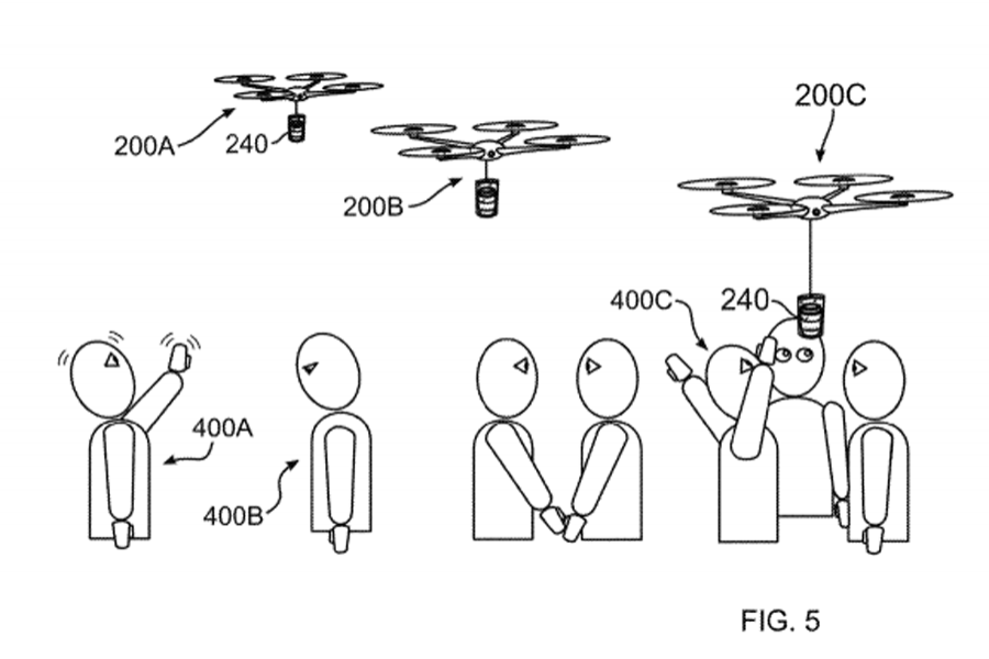 Diagram from IBM's patent filing