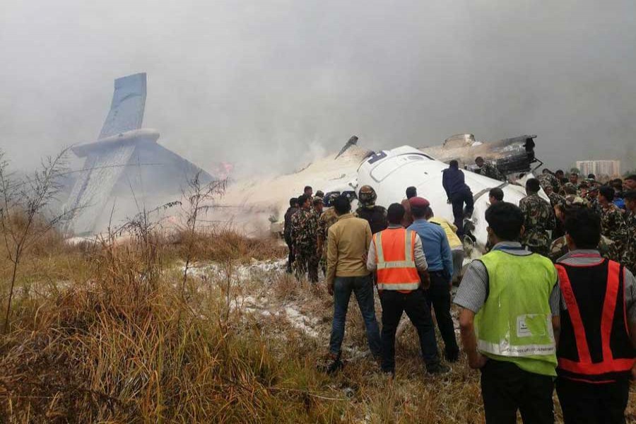 US-Bangla rejects Nepal newspaper report on plane crash