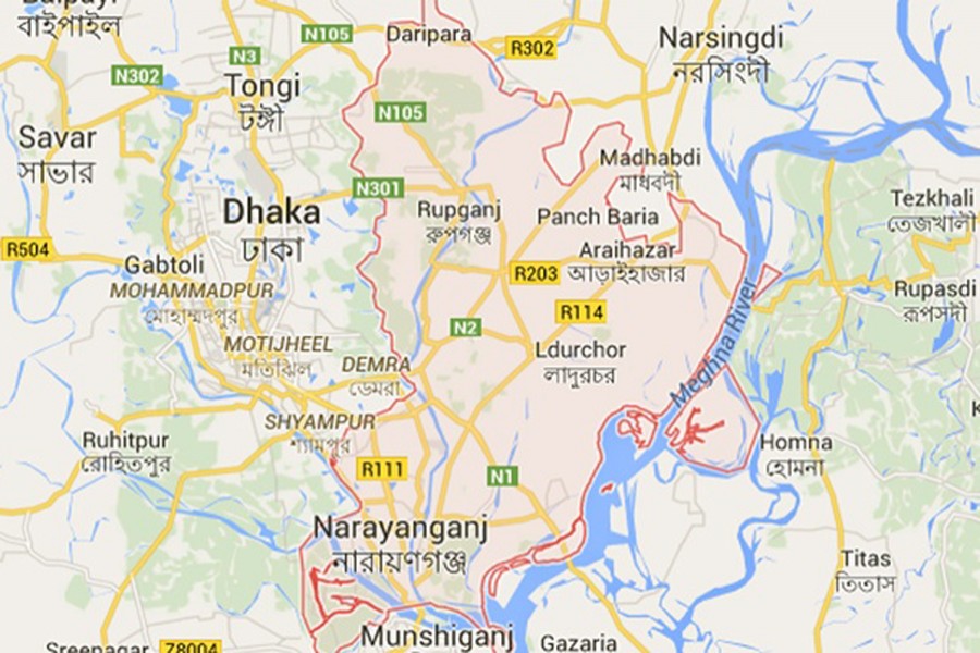 Fire-fighters recover body of man in Shitalakkhya