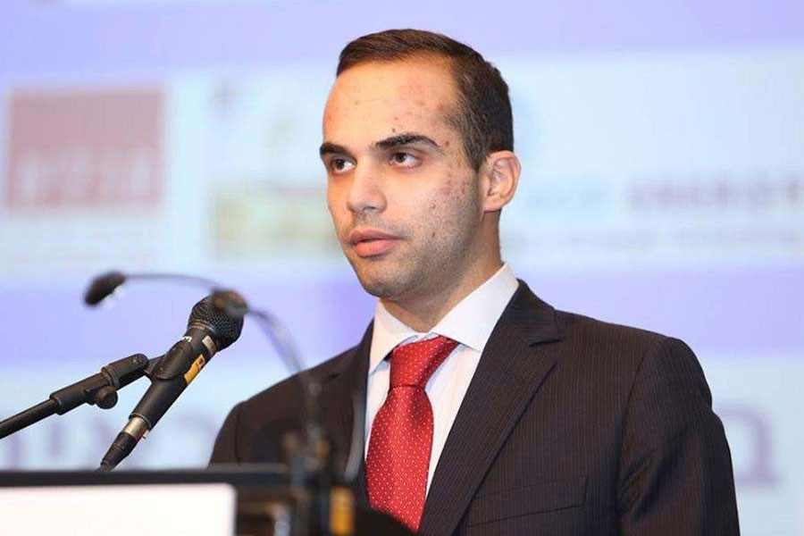 George Papadopoulos, 31, told the court in Washington DC he was a "patriotic American" who made a mistake by lying - Internet Photo