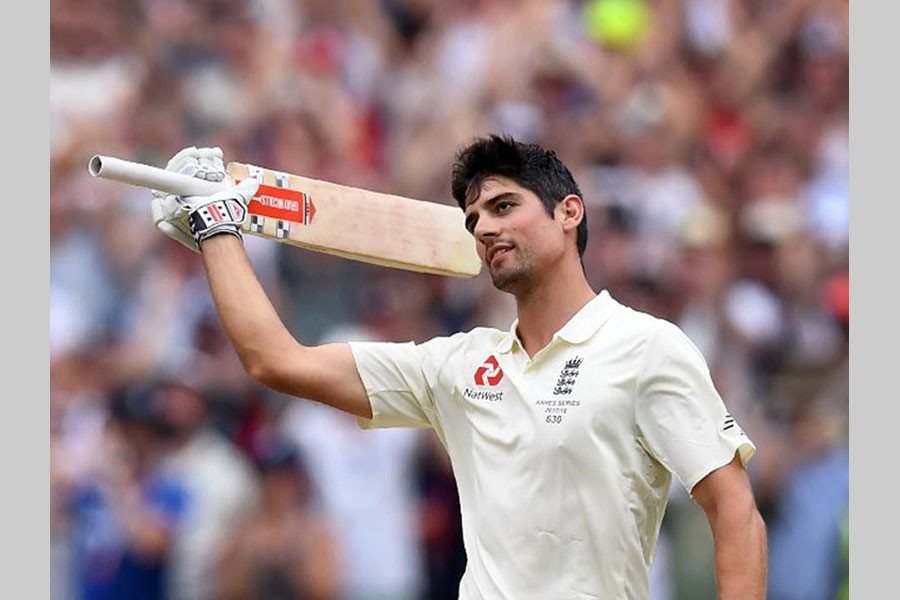 Cook hits century in career’s final Test innings