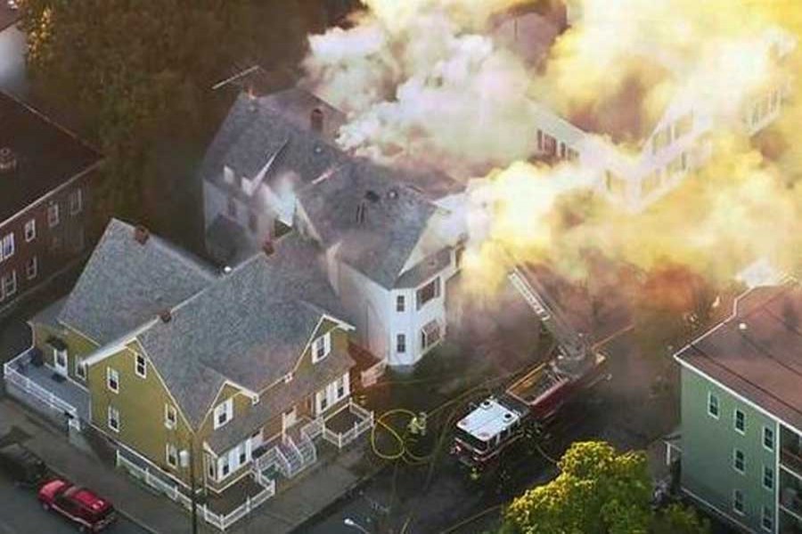 Dozens of gas blasts rock Boston suburbs