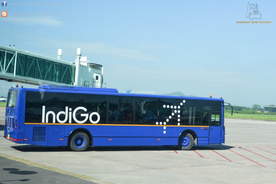 IndiGo Airlines’ bus catches fire at Chennai airport