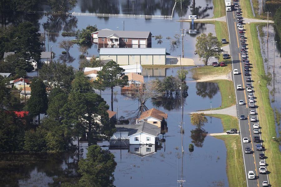 Hurricane Florence’s rain a “1,000-year” event