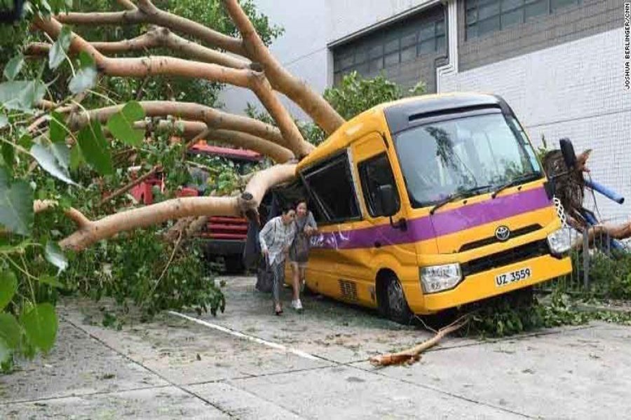 HK's losses from Typhoon Mangkhut to be bigger than Typhoon Hato