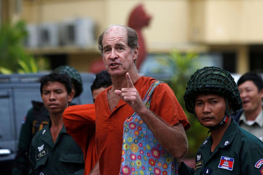 Cambodia pardons Australian filmmaker