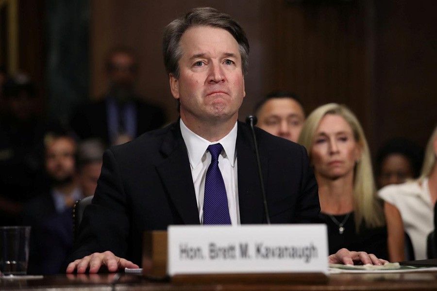 Judge Brett Kavanaugh testifies before the Senate Judiciary Committee during his Supreme Court confirmation hearing in the Dirksen Senate Office Building on Capitol Hill in Washington, DC, US, September 27, 2018. Reuters