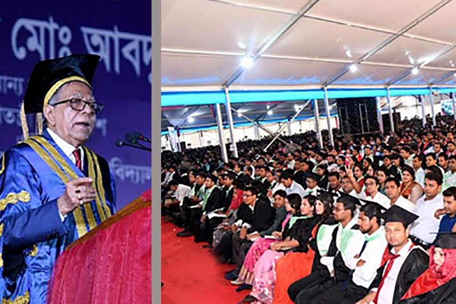 President urges universities to update curriculum