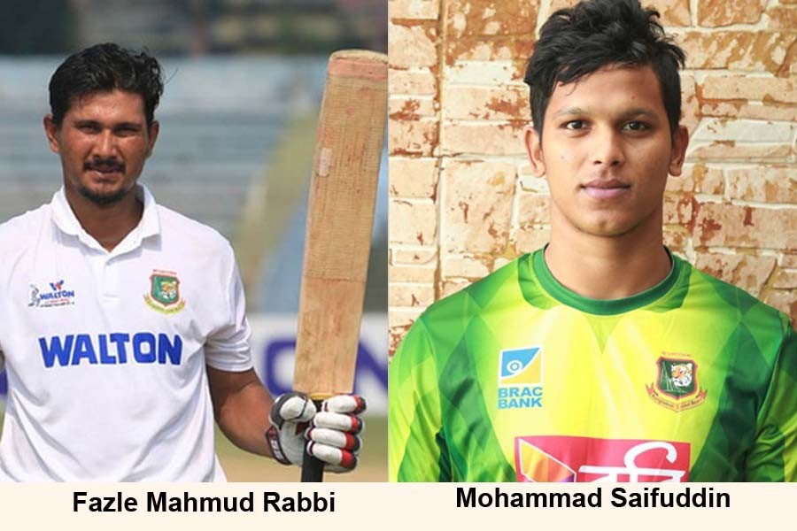 Fazle Rabbi gets ODI call, Saifuddin returns