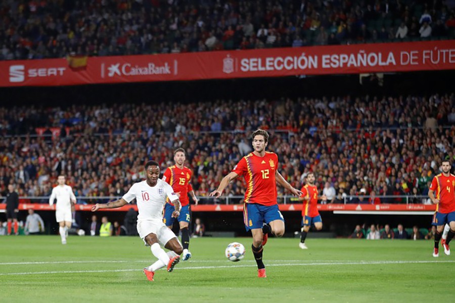 Sterling stars as England blow Spain away