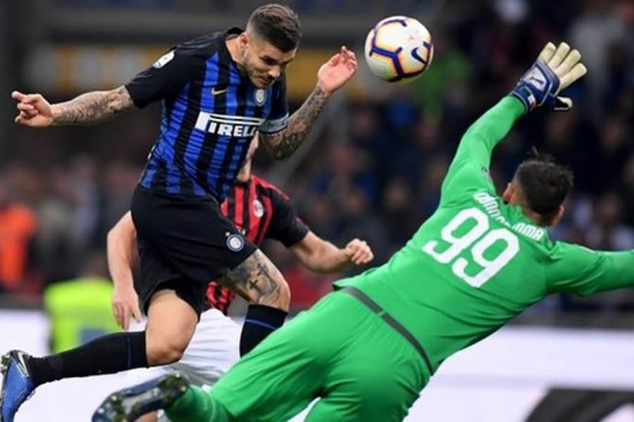 Icardy snatches late winner for Inter in Milan derby