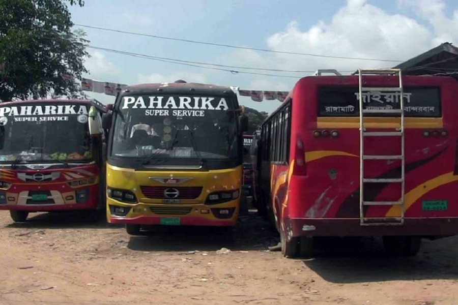 Transport strike underway in Rangamati