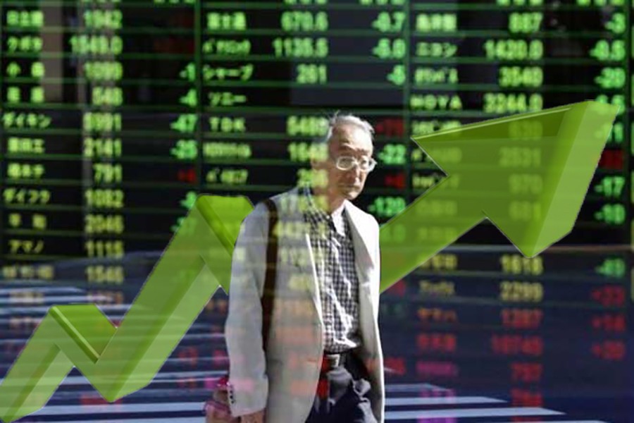 Asian shares climb after Wall St rebound