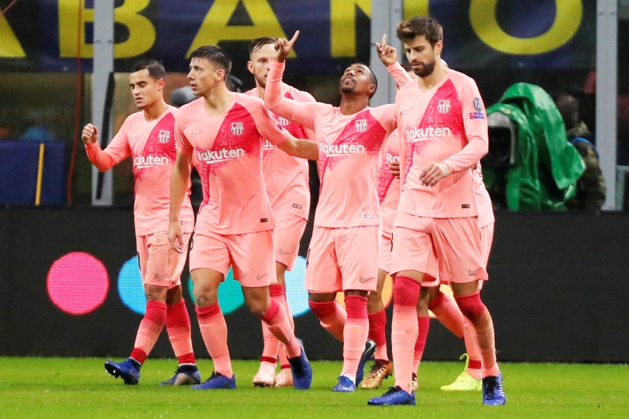 Barca in CL knockout stage despite draw at San Siro