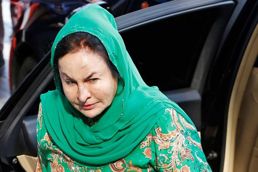 Rosmah Mansor, wife of Malaysia's former Prime Minister Najib Razak, arrives to give a statement to the Malaysian Anti-Corruption Commission (MACC) in Putrajaya, Malaysia, September 26, 2018. Reuters/Files