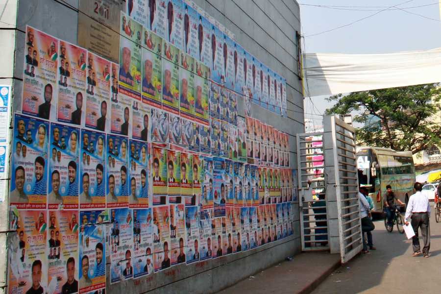 Election campaign materials not yet removed
