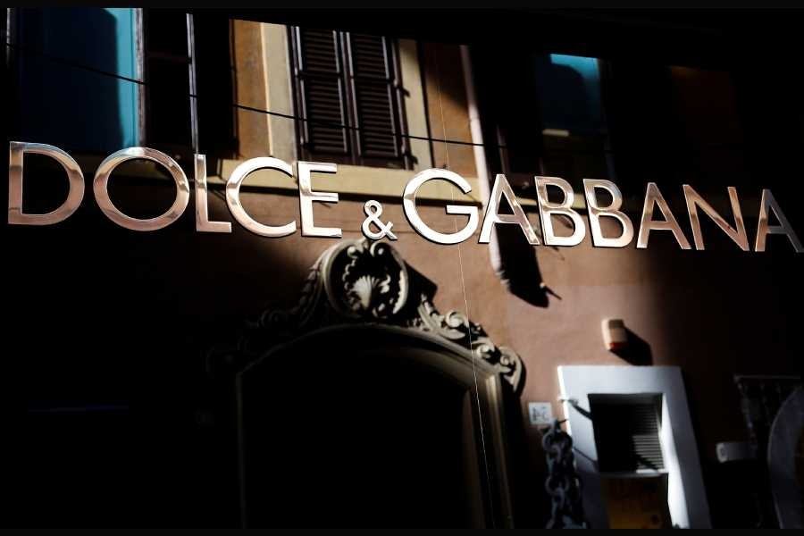 The logo of Dolce & Gabbana is seen in a shop in downtown Rome, Italy February 10, 2016 - Reuters/Tony Gentile/File Photo