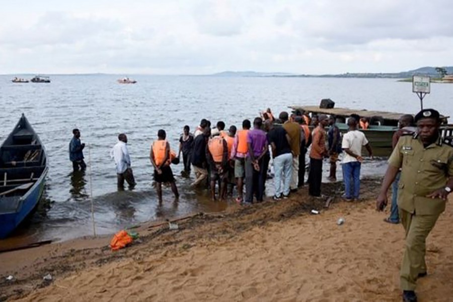 Saturday's accident occurred off Uganda's Mukono district, near Kampala. Reuters photo