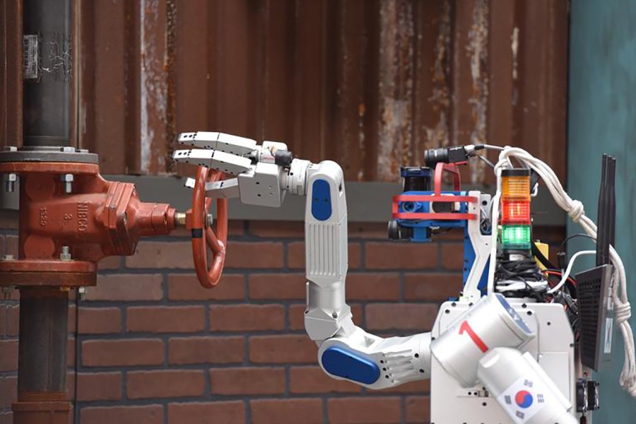 The Korean-built DRC-Hubo robot won first place at the DARPA Robotics Challenge Finals. Representational image