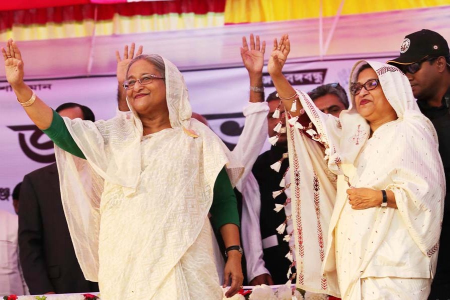 Hasina kicks off AL’s election campaign