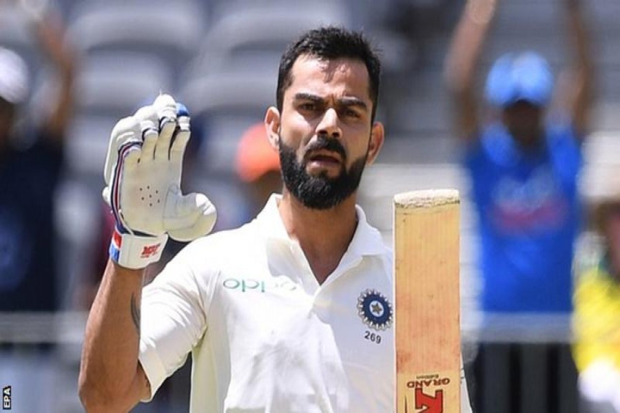 Virat Kohli scores century but hosts build lead