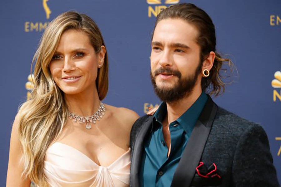 Heidi Klum and Tom Kaulitz. Internet photo