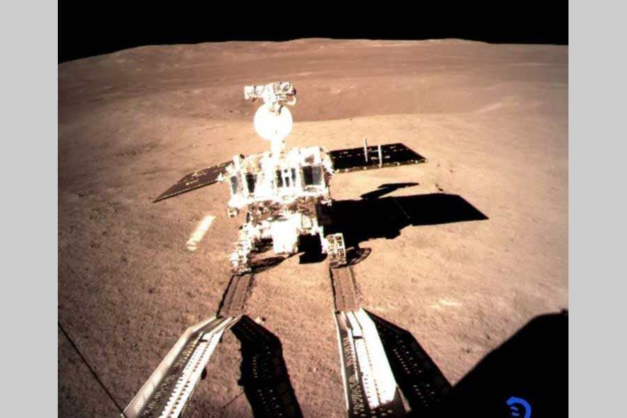 Chinese rover exploring far side of moon