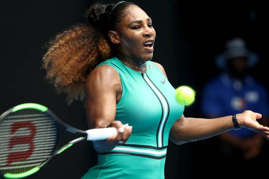 Serena storms thru’ to second round