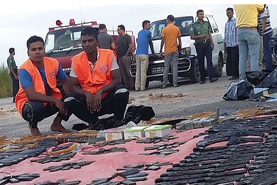 Mystery of Uttara weapons cache unresolved even after 2.5 years