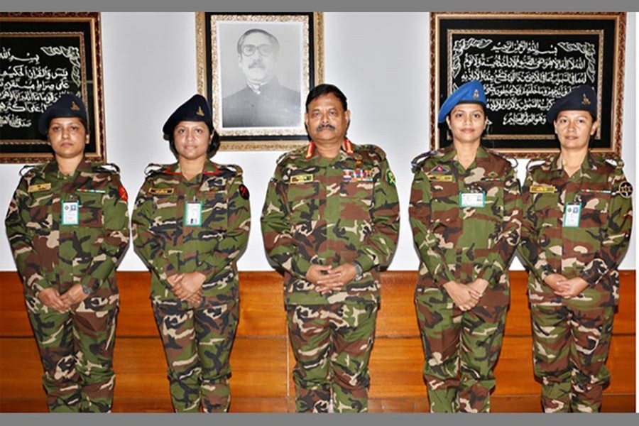 Bangladesh Army appoints four female officers as battalion chiefs