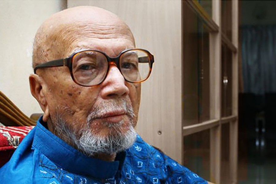 Poet Al Mahmud at ICU