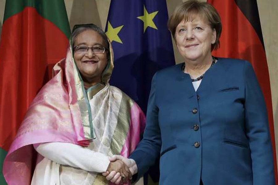 Sheikh Hasina to meet Angela Merkel in Munich